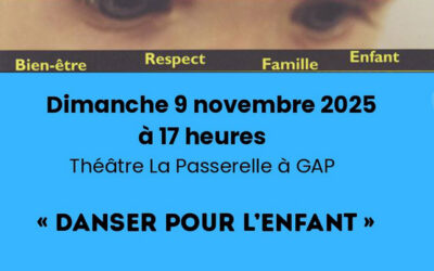 Le Groupe Pierre de Lune participera au spectacle de l’association Enfant en Danger le 9 novembre 2025 à Gap